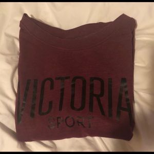 Victoria’s Secret Sport Sz Large Maroon Sweatshirt